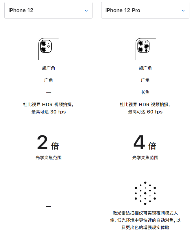 双江苹果手机维修分享苹果 iPhone 12 与 iPhone 12 Pro 选哪款 